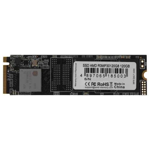 Накопитель SSD AMD PCIe 3.0 x4 120GB R3MP30120G8 Radeon M.2 2280
