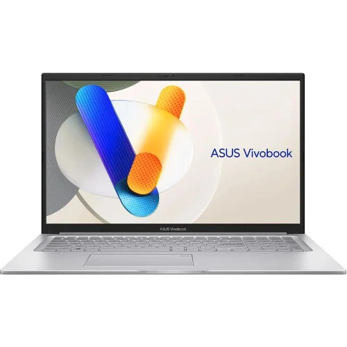 Ноутбук ASUS Vivobook 17 X1704VA-AU1078 Core 5 120U/ 16Gb/ SSD512Gb/17.3/IPS/FHD/1920x1080/60Hz/NoOS/Silver/2.1kg (90NB13X1-M00L70)
