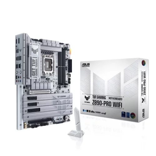 Материнская плата/ MB ASUS INTEL Z890 s1851, 4xDDR5(192GB), 1xPCIe 5.0x16, 1xPCIe 4.0x16, 1xPCIe 4.0x4, 2xPCIe 4.0x1, 1xLAN (2.5GbE), Wi-Fi, BT, 4xSATA 6Gb/s, 4xM.2, 2xThunderbolt 4 (USB-C), 6xUSB 3.2, ATX, 90MB1IR0-M0EAY0