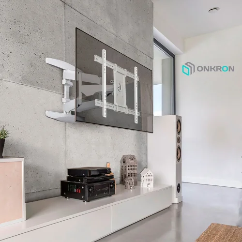 Кронштейн для телевизора Onkron M6L черный 40-75 макс.45.5кг настенный поворот и наклон (M6L#MLN) фото 7