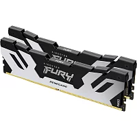 Память оперативная/ Kingston 32GB 6400MT/s DDR5 CL32 DIMM (Kit of 2) FURY Renegade Silver XMP (KF564C32RSK2-32)