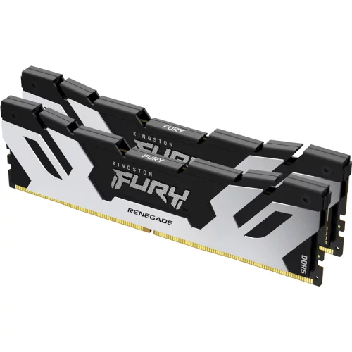 Память оперативная/ Kingston 32GB 6400MT/s DDR5 CL32 DIMM (Kit of 2) FURY Renegade Silver XMP (KF564C32RSK2-32)
