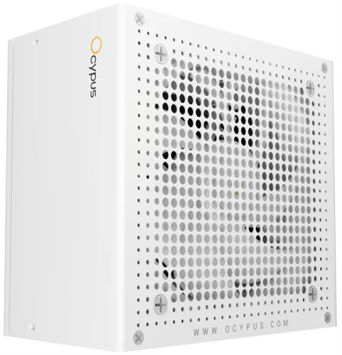 Блок питания Ocypus Iota P850 WH, 850W, APFC, 80+ Gold, ATX 3.1, Fully Modular, 120mm Fan