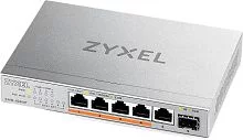 Коммутатор/ Мультигигабитный PoE++ коммутатор Zyxel XMG-105HP, 5xRJ-45: 1/2.5G (4 из них PoE++), 1xSFP+, настольный, бесшумный, бюджет PoE 70 Вт (XMG-105HP-EU0101F)