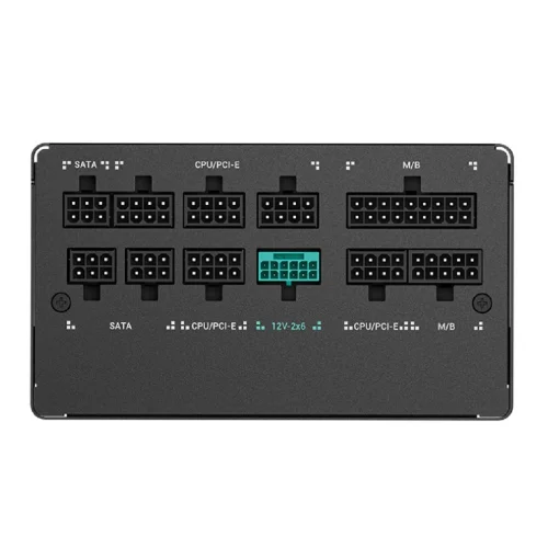 блок питания Deepcool PN750M (ATX 3.1, 750W, Full Cable Management, PWM 120mm fan, Active PFC, 80+ GOLD, Gen5 PCIe) RET фото 3