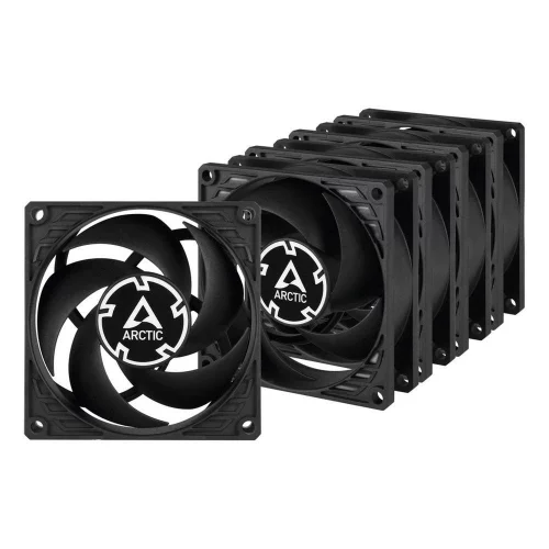 Вентилятор для процессора Arctic Cooling Вентилятор корпусной ARCTIC P8 Silent Black комплект 5 шт (ACFAN00301A)