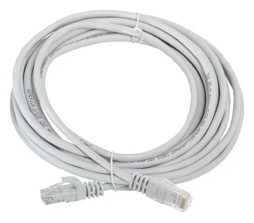 Шнур коммутационный кат. 5Е UTP 5м серый GENERICA (PC01-C5EU-5M-G)