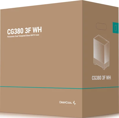 Корпус для Компьютер Deepcool CG380 3F WH (R-CG380-WHAGM3-G) фото 10