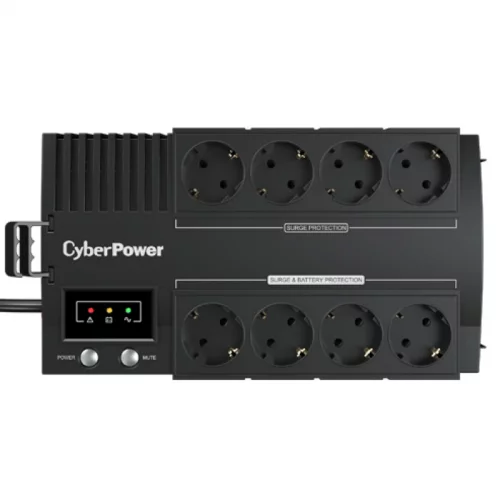 ИБП CyberPower BS850E NEW линейно-интерактивный 850ВА/480Вт, 4+4 евророзетки, USB/ UPS Line-Interactive CyberPower BS850E NEW 850VA/480W USB (4+4 EURO) фото 2