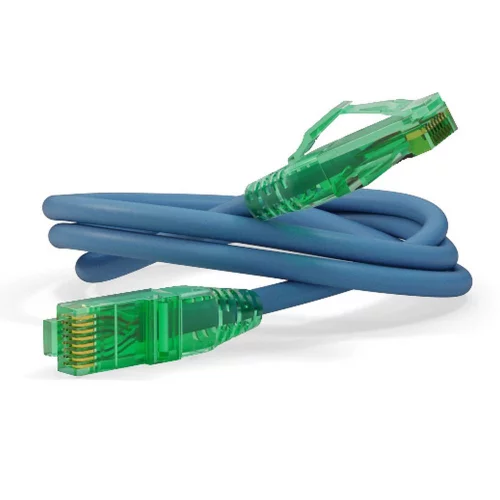 Кабельная сборка Hyperline PC-LPM-UTP-RJ45-RJ45-C6A-1M-LSZH-BL Патч-корд U/ UTP, Cat.6a (100% Fluke Component Tested), 10G, LSZH, 1м, синий