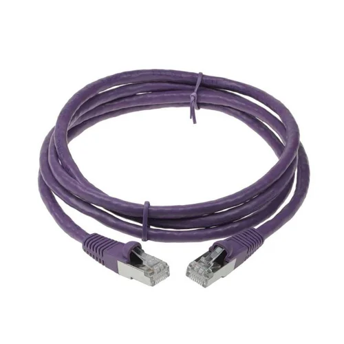 Патч-корд ACD-LPS6AZ-50P | Cat6a SSTP 26AWG 4Pair, CU, LSZH, Пурпурный, 5м