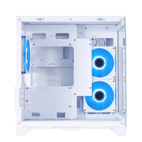 1STPLAYER MEGAVIEW MV6-TP ARGB White / mATX / 3x120mm ARGB fans / MV6-TP-WH-2FC7R-W-1FC7-W фото 2