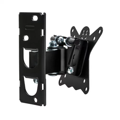 Кронштейн Kromax CASPER-102 черный для TV 10-32, настенный наклонно-поворотный, max VESA 100x100, от стены 55-110 мм (20169) фото 2