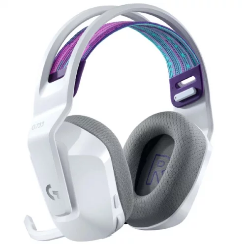 Гарнитура/ Logitech Headset G733 LIGHTSPEED Wireless RGB Gaming WHITE Retail (981-000883) фото 3