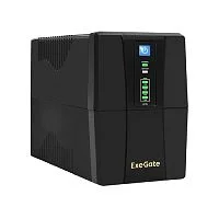 Exegate EX292784RUS ИБП ExeGate Power Back BNB-1000.LED.AVR.4C13.RJ.USB