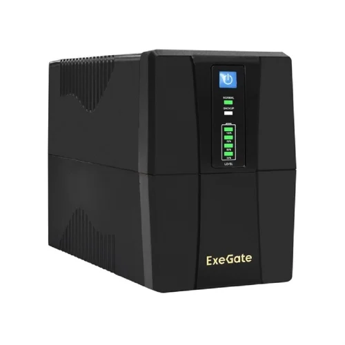 Exegate EX292784RUS ИБП ExeGate Power Back BNB-1000.LED.AVR.4C13.RJ.USB