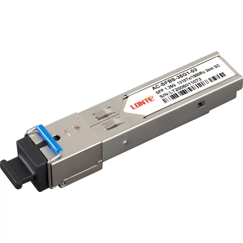 Трансивер/ SFP WDM module, 1.25G, 1310Tx/ 1550Rx, 3KM, DDM, SC (AC-SFBS-35G1-3)