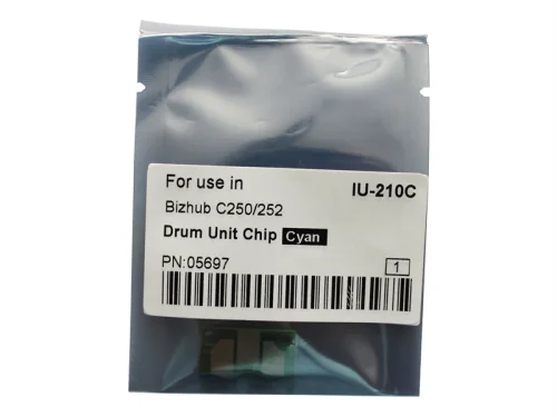 Чипы Чип драм-юнита для KONICA MINOLTA Bizhub C250/C252 (CET) Cyan, (WW), 45000 стр., CET5697