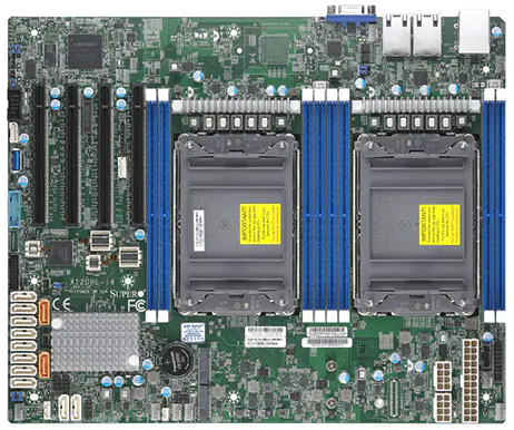Supermicro Motherboard 2xCPU X12DPL-i6 3rd Gen Xeon Scalable TDP 185W/8xDIMM/ 12XSATA/ C621A RAID 0/1/5/10/2x1Gb/4xPCIex16/M.2Bulk (MBD-X12DPL-I6-B)