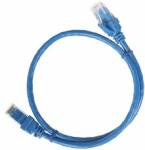 ITK Коммутационный шнур (патч-корд), кат.5Е UTP, 0,5м, синий (PC03-C5EU-05M)