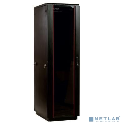 ЦМО Шкаф телекоммуникационный напольный 38U (600 х 600) дверь стекло, цвет чёрный(ШТК-М-38.6.6-1ААА-9005)