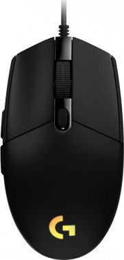 Мышь Logitech G203 черный оптическая (8000dpi) USB (5but) (910-005796)