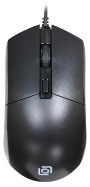 Мышь Оклик 207M черный оптическая (2400dpi) USB (4but) (1474598)