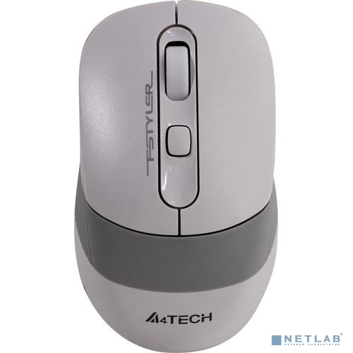 A-4Tech Мышь Fstyler FG10S Белый/серый оптическая (2000dpi) беспроводная USB [1204069]