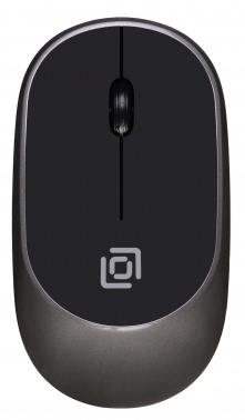 Мышь Оклик 535MW черный/серый оптическая (1000dpi) беспроводная USB для ноутбука (3but) (1103653)