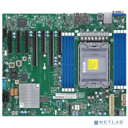 Supermicro Motherboard 1xCPU X12SPL-F 3rd Gen Xeon Scalable 270W/8xRDIMM/C621A RAID 0/1/5/10/ 2xGbE/ 7xPCIe/M.2/ 12.1