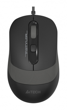 Мышь A4Tech Fstyler FM10 черный/серый оптическая (1600dpi) USB (4but) (FM10 GREY)