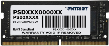 Память DDR4 32Gb 3200MHz Patriot PSD432G32002S Signature RTL PC4-25600 CL22 SO-DIMM 288-pin 1.2В dual rank Ret