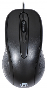 Мышь Оклик 205M черный оптическая (800dpi) USB (3but) (945630)