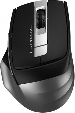 Мышь A4Tech Fstyler FB35 серый оптическая (2000dpi) беспроводная BT/Radio USB для ноутбука (6but) (FB35 SMOKY GREY)
