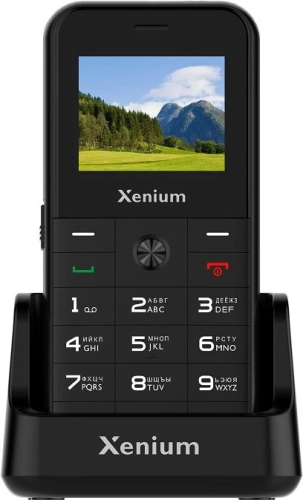 Мобильный телефон Xenium X718 черный моноблок 2Sim 1.77 128x160 Spreadtrum ThreadX RTOS 0.3Mpix GSM900/ 1800 MP3 (CTX718BK/00)