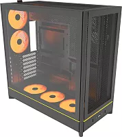Корпус Montech HS01 PRO черный без БП ATX 5x120mm 2xUSB3.0 1xUSB3.1 audio (HS01 PRO BLACK)