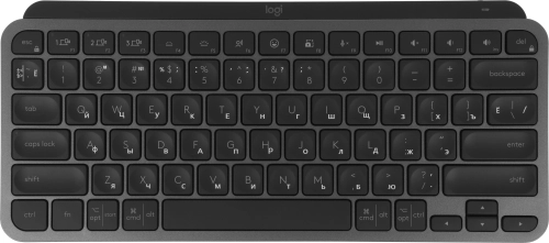 Клавиатура Logitech MX Keys Mini темно-серый/черный USB беспроводная BT/Radio LED (920-010617)