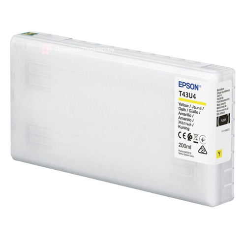 Картридж/ Epson T43U Yellow SURELAB SL-D800 (C13T43U440)