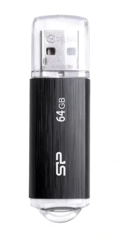 Флеш Диск Silicon Power 64Gb Ultima U02 SP064GBUF2U02V1K USB2.0 черный