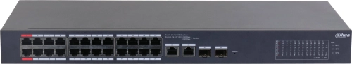 Коммутатор Dahua DH-CS4226-24ET-375 2xКомбо(1000BASE-T/ SFP) управляемый фото 2