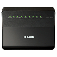 маршрутизатор/ DSL-2640U/ RB,DSL-2640U/ RB/ U1A ADSL2+ N150 Wi-Fi Router, 4x100Base-TX LAN, 1x2dBi external antenna, Annex B, DSL port, Ethernet WAN support (DSL-2640U/RBRT/U1A)