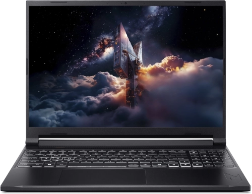 Ноутбук Acer Nitro V 16S ANV16S-71-74UQ Core 7 240H 16Gb SSD1Tb NVIDIA GeForce RTX 5060 8Gb 16 IPS FHD+ (1920x1200) Windows 11 Home Multi Language black WiFi BT Cam (AN.QXCSA.002)