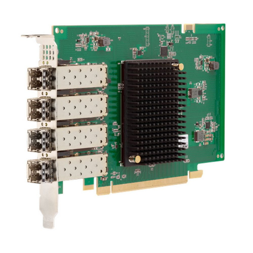 Сетевой адаптер Emulex LPe35004-S3 (LPe35004-M2) Gen 7 (32GFC), 4-port, 32Gb/ s, PCIe Gen3 x16, LC MMF 100m, трансиверы установлены, Not upgradable to 64G, {5}