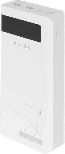 Мобильный аккумулятор Romoss Sense8PS Pro 30000mAh QC3.0/PD3.0 5A белый (6936857200963) фото 5