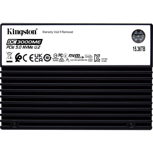 Твердотельный накопитель/ Kingston SSD DC3000ME 15360GB, U.2(2.5