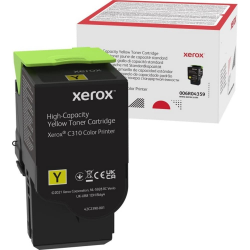 Тонер-картридж Xerox C310 желтый 5500 страниц (006R04371)