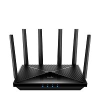 Маршрутизатор/ BE6500 2.5G Dual Band Wi-Fi 7 Mesh Router, Chipset Broadcom, 802.11be/ ax/ ac/ a/ b/ g/ n, 5764Mbps at 5GHz + 688Mbps at 2.4GHz, 1 x 2.5Gbps WAN Port, 4 x 10/ 100/ 1000Mbps Ports, 6 x 5dBi fixe (WR6500)