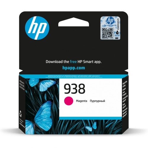 Картридж HP Ink Cartridge 938, пурпурный, 800 страниц (4S6X6PE)