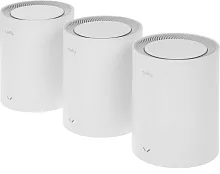 Бесшовный Mesh роутер Cudy M3000 (M3000(3-PACK)) AX3000 100/ 1000/ 2500BASE-T белый (упак.:3шт) (M3000(3-PACK) WHITE)