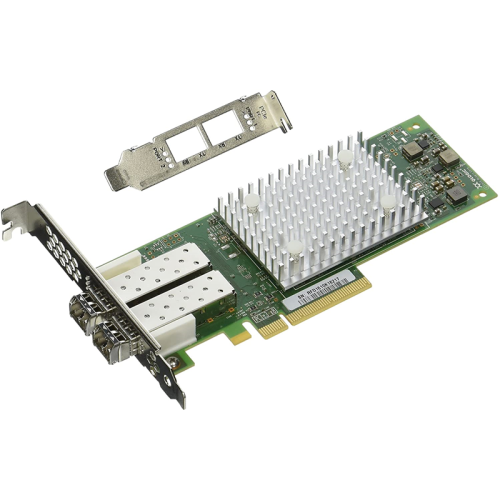 Сетевой адаптер Qlogic QLE2692-SR-CK PCIe 3.0, x8, Dual / 2-ports, 16GFC, SR-Optic, SFP+, Low Profile (QLE2692-SR-CK, QLE2692-DEL)